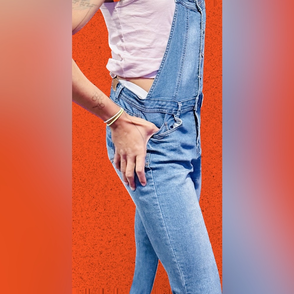 C’EST TOI L WOMENS SKINNY OVERALLS
